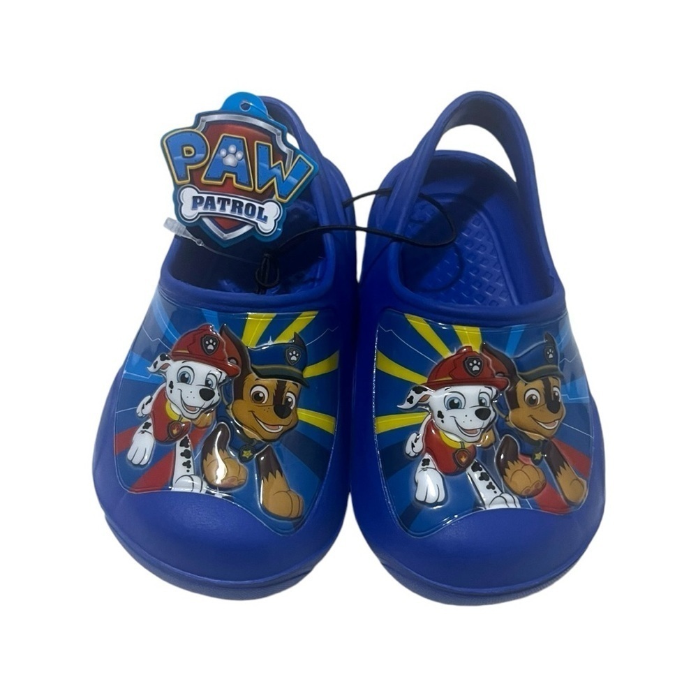 NEW Josmo Boys Clog Water Slides - Paw Patrol Chase Marshall Summer Sandal